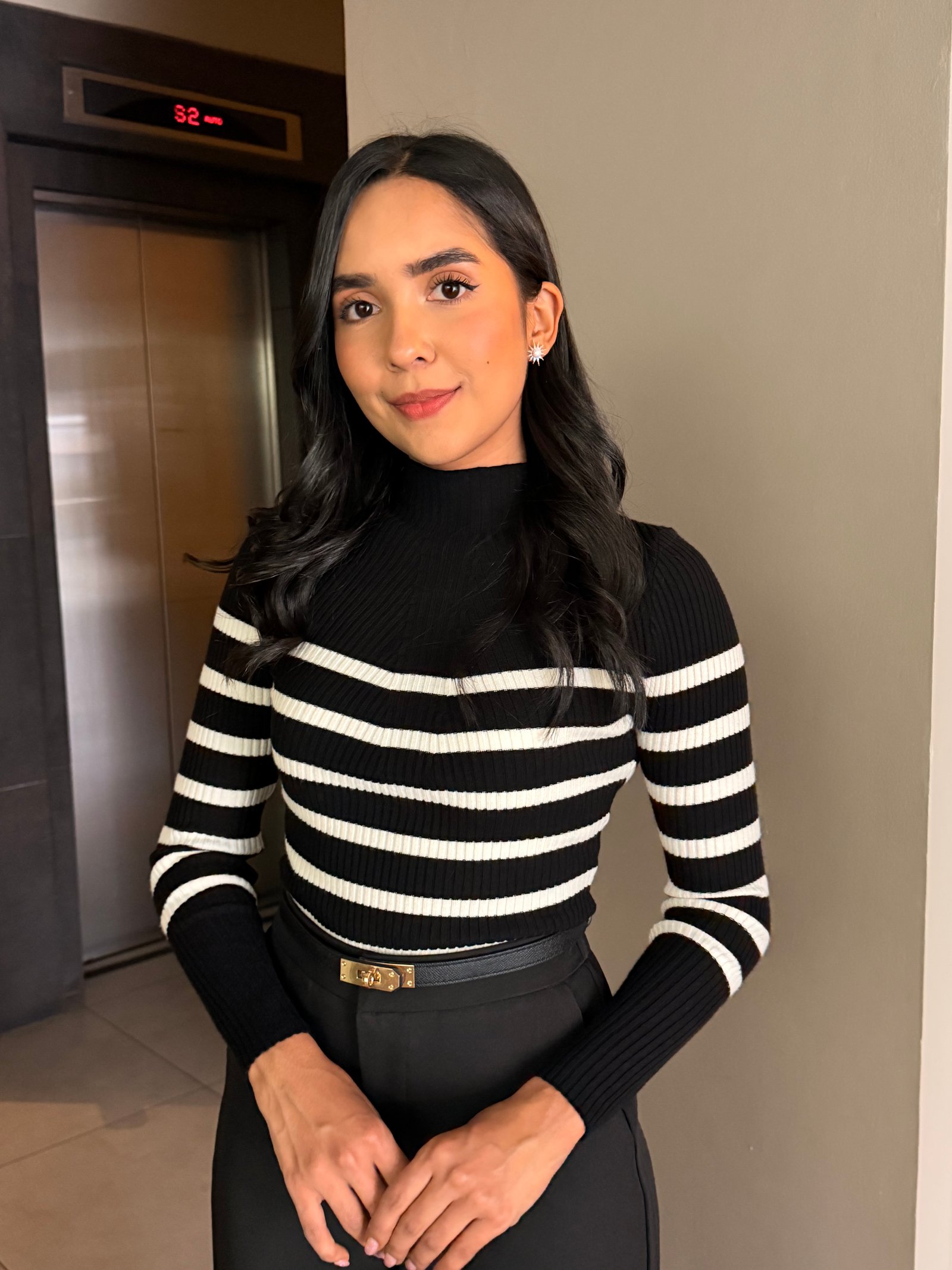 SUETER MANGA LARGA RAYADO BLANCO Y NEGRO WS