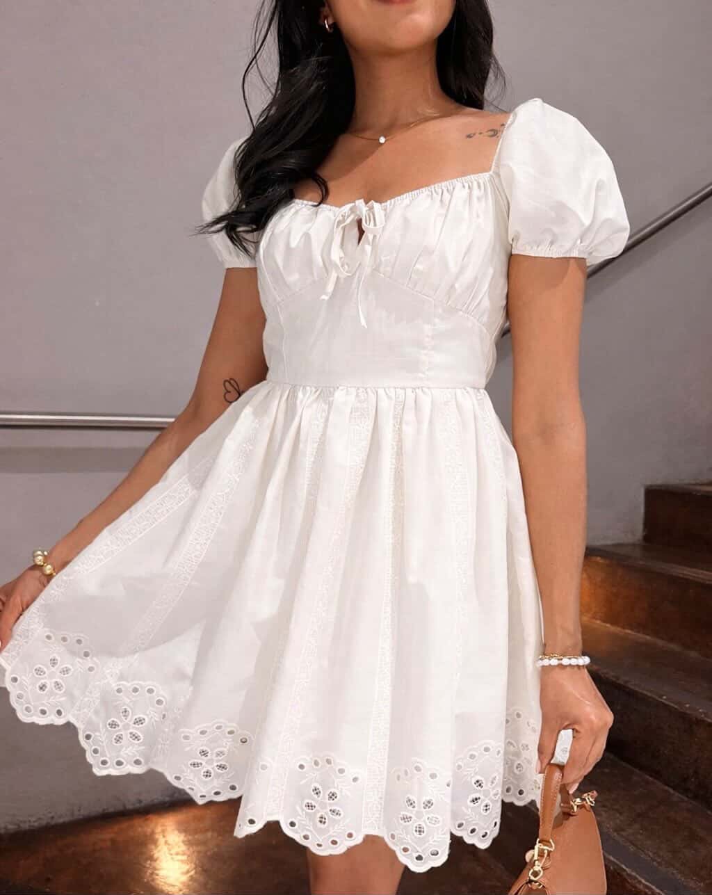 VESTIDO MINI PRINCESS BORDADO