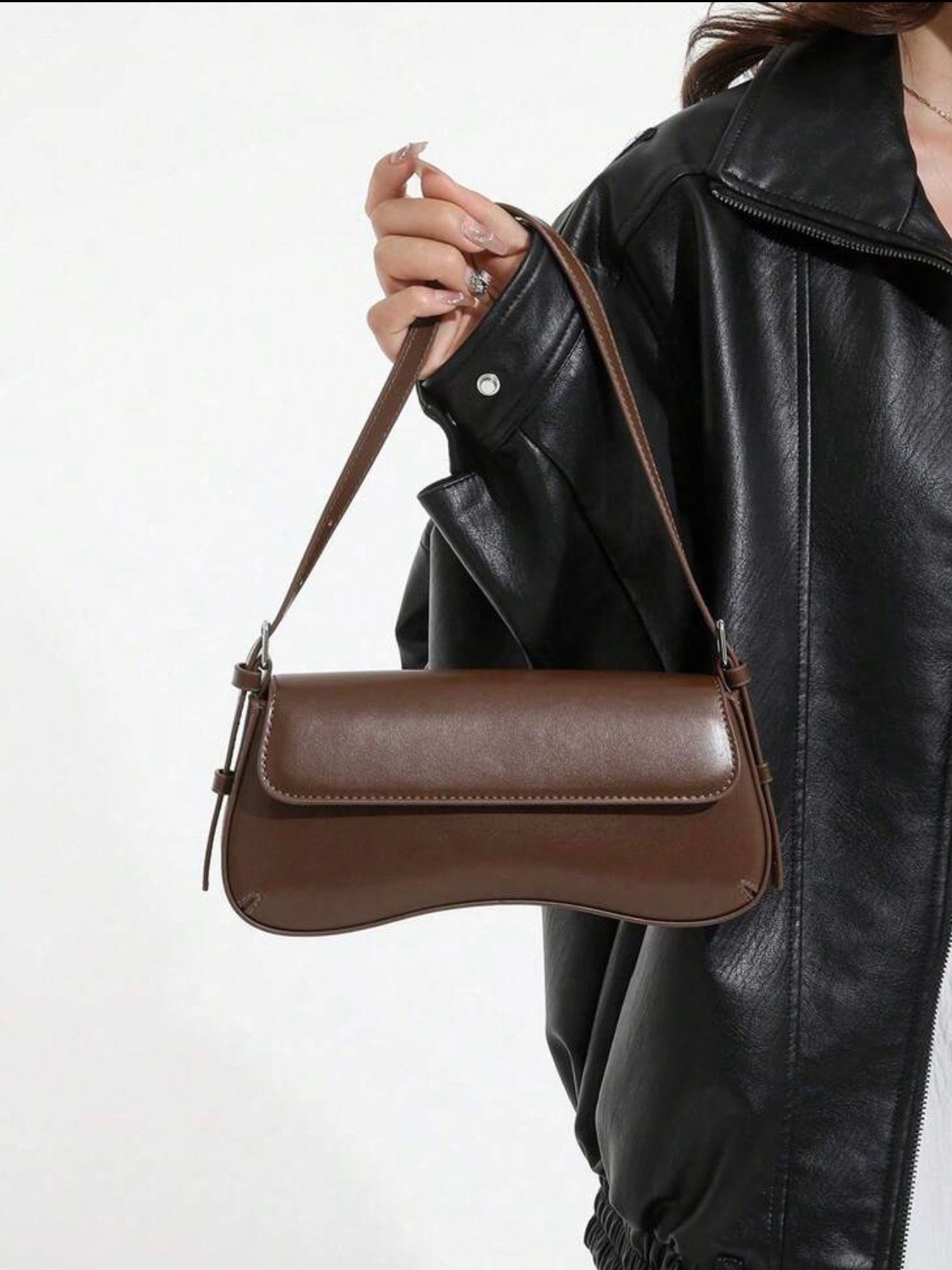 BOLSO BAGUETTE CHOCOLATE