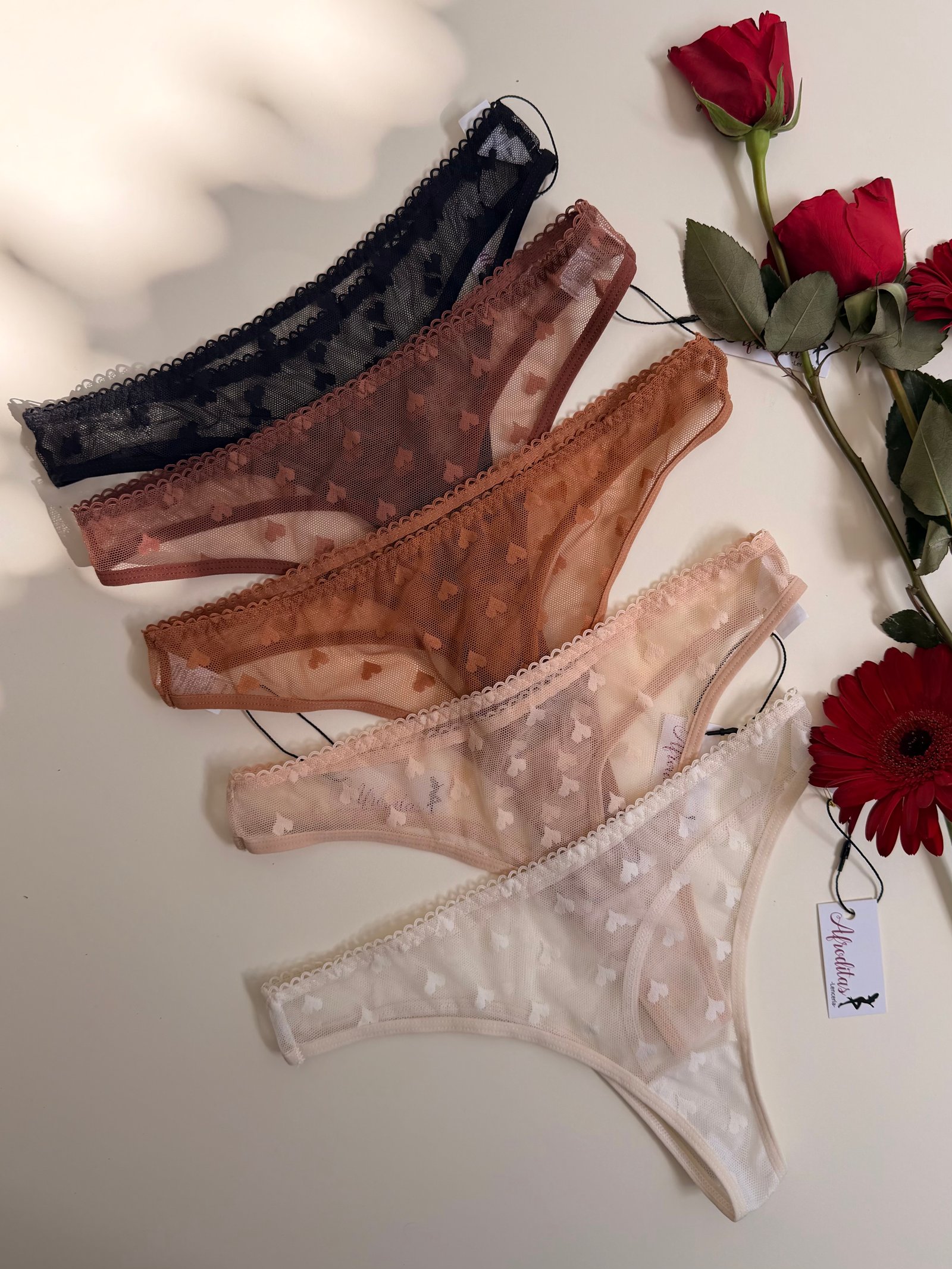 PANTIE ENCAJE CORAZON INDIVIDUAL