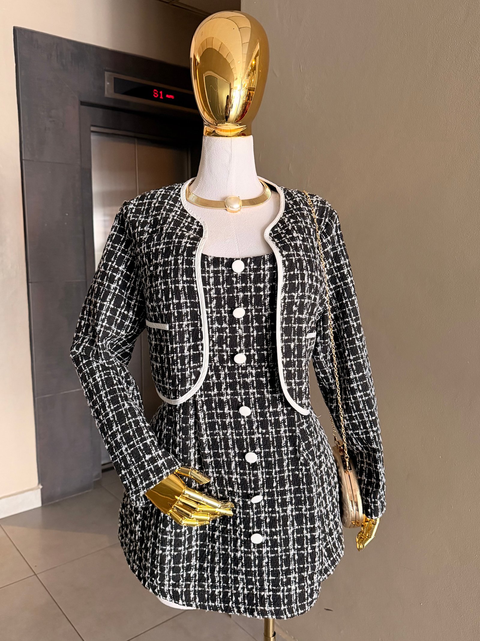 VESTIDO CON SACO TALLA 1XL