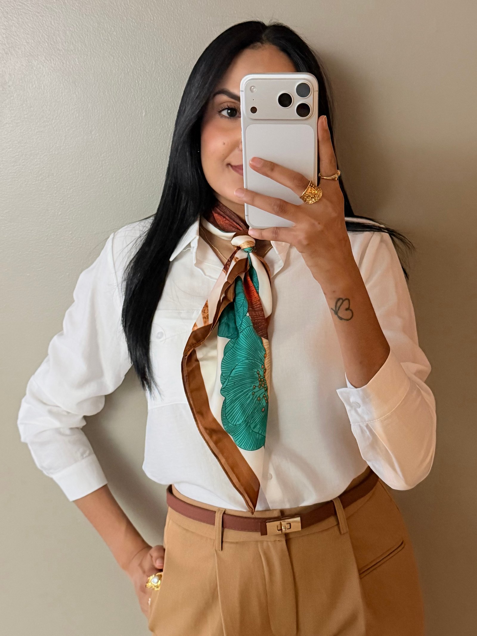 BLUSA MANGA LARGA CLASSIC BLANCO MIT