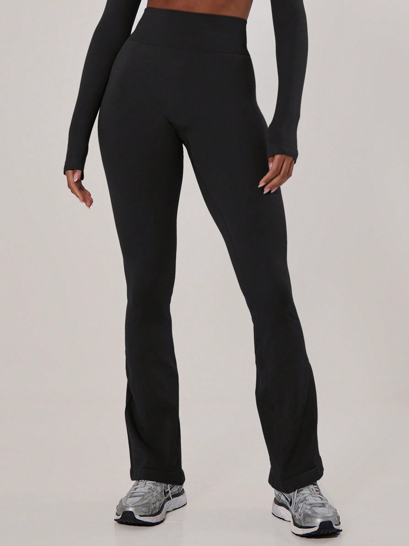 LEGGINS FLARE MUS NEGRO