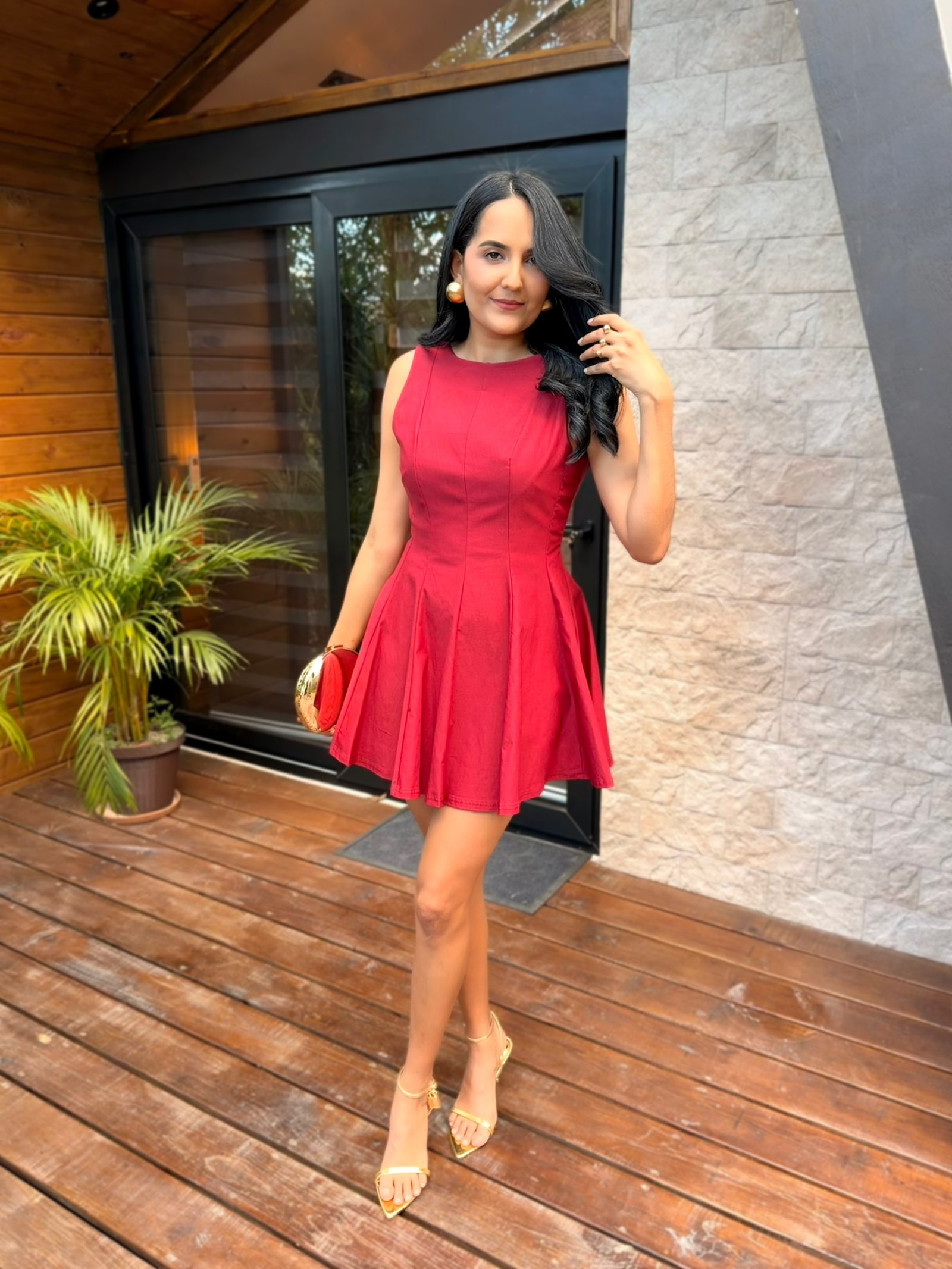 VESTIDO MINI HALTER