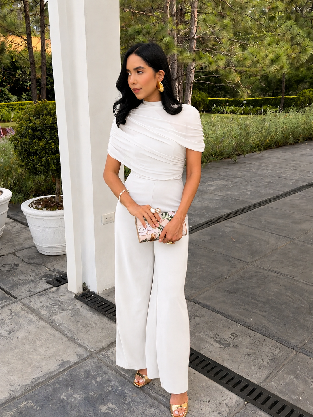 JUMPSUIT CON CAPA MESH