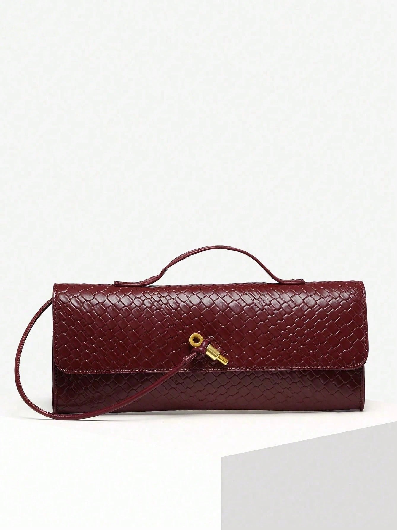 CLUTCH BTTG BURGUNDY