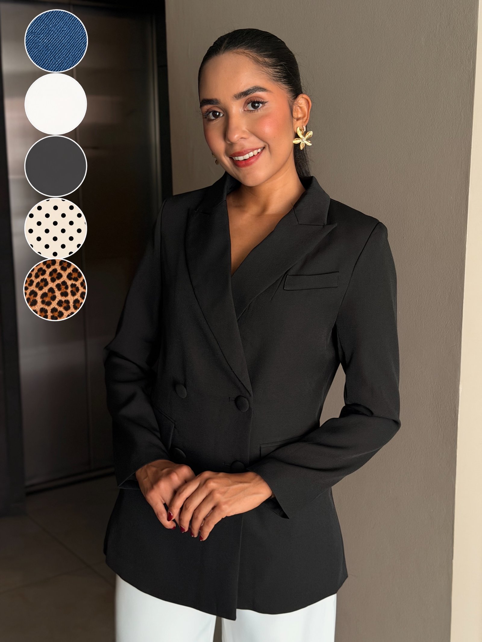 BLAZER CLASSIC 4 BOTONES NEGRO